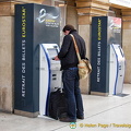 Eurostar ticket machine